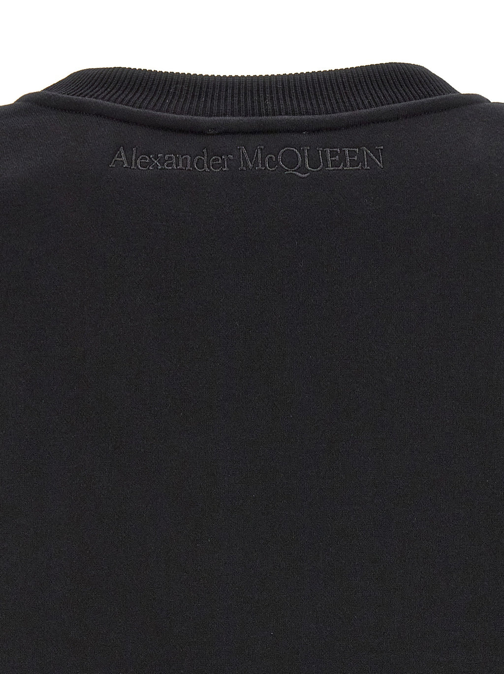 Alexander McQueen Black Cotton Sweatshirt