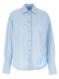 The Attico Blue Cotton Blouse
