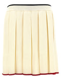 Thom Browne White Virgin Wool Long Skirt