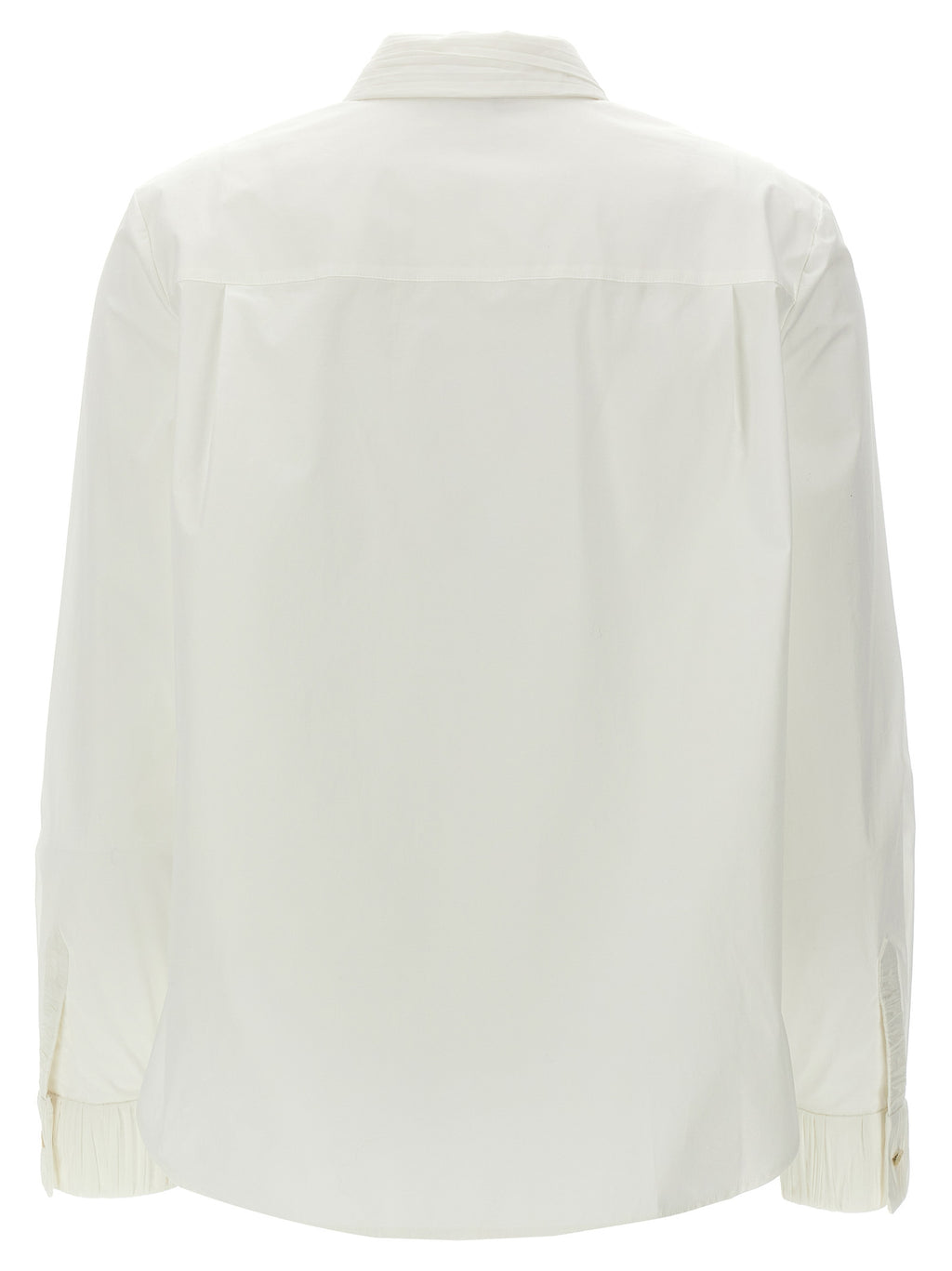 Tory Burch White Cotton Blouse