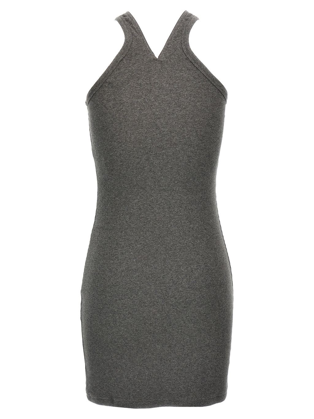 Courrèges Gray Cotton Short Dress
