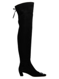 Roger Vivier Black Goatskin Over The Knee