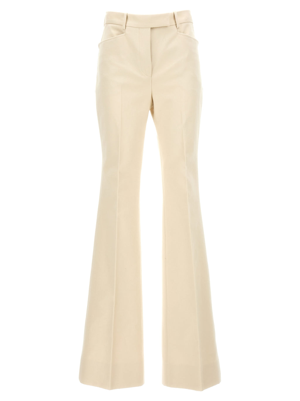 Tom Ford White Cotton Flared Pants