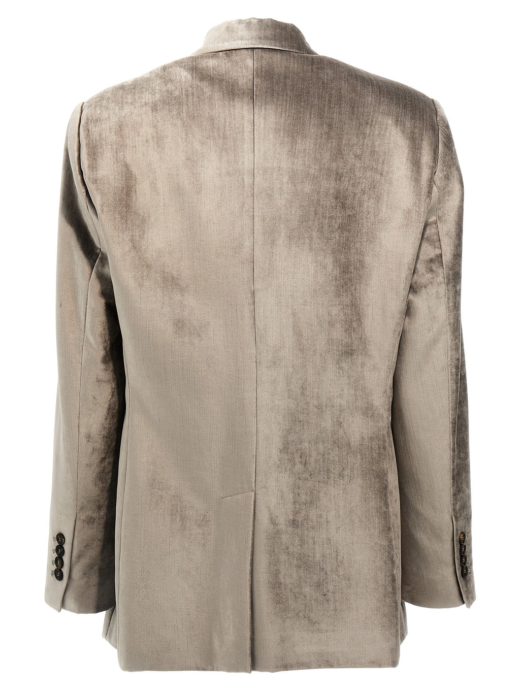 Brunello Cucinelli Gray Cotton Blazer