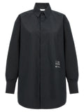 MM6 Maison Margiela Black Polyester Blouse