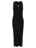 J.W.Anderson Black Cotton Midi Dress