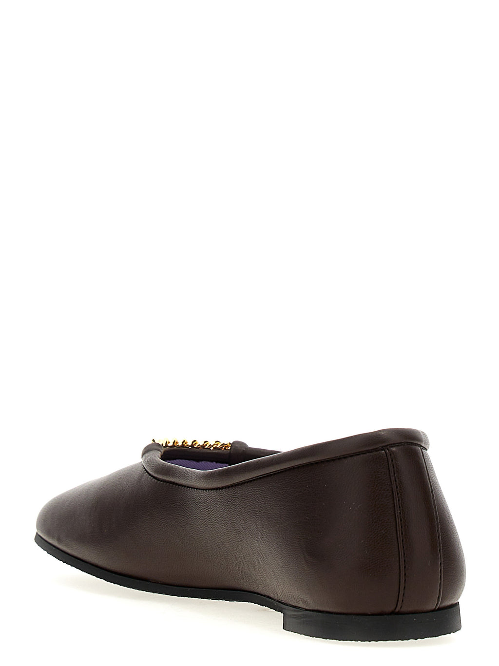 Stella McCartney Brown Polyethylene Ballet Flats
