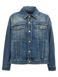 MM6 Maison Margiela Blue Cotton Denim Jacket
