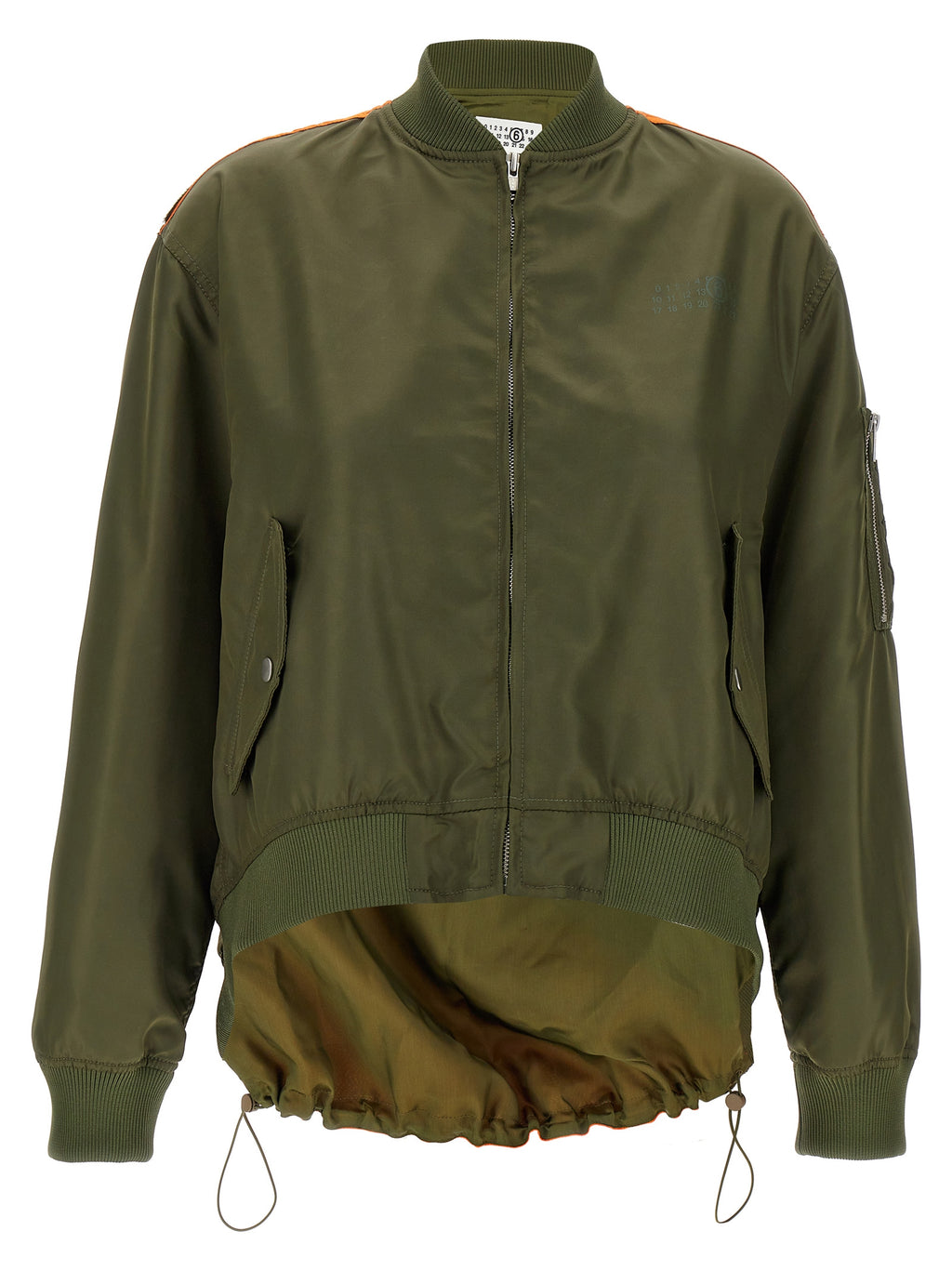MM6 Maison Margiela Bicolor Polyamide Bomber