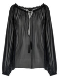 Tom Ford Black Silk Blouse
