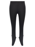 Courrèges Black Polyamide Leggings