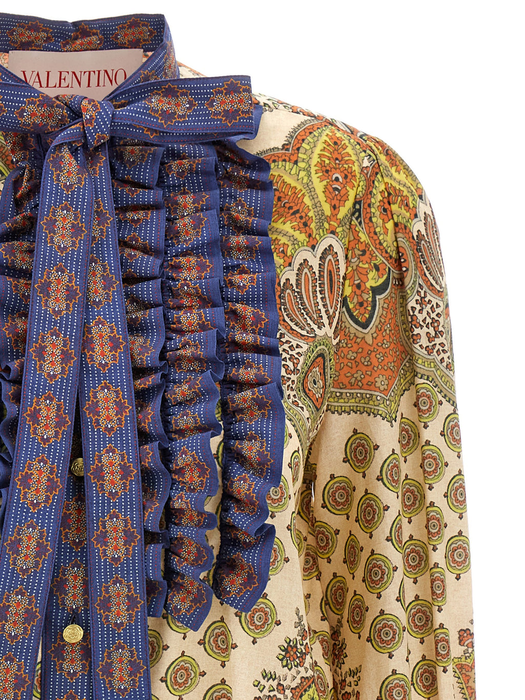Valentino Garavani Multicolor Cotton Blouse