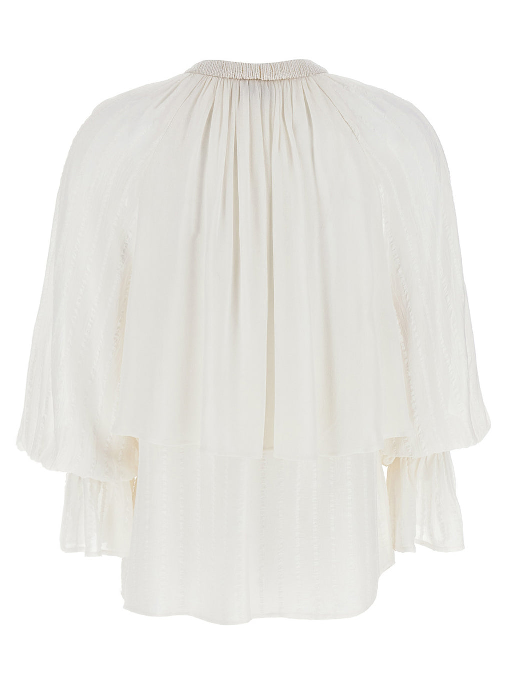 PINKO White Viscose Blouse