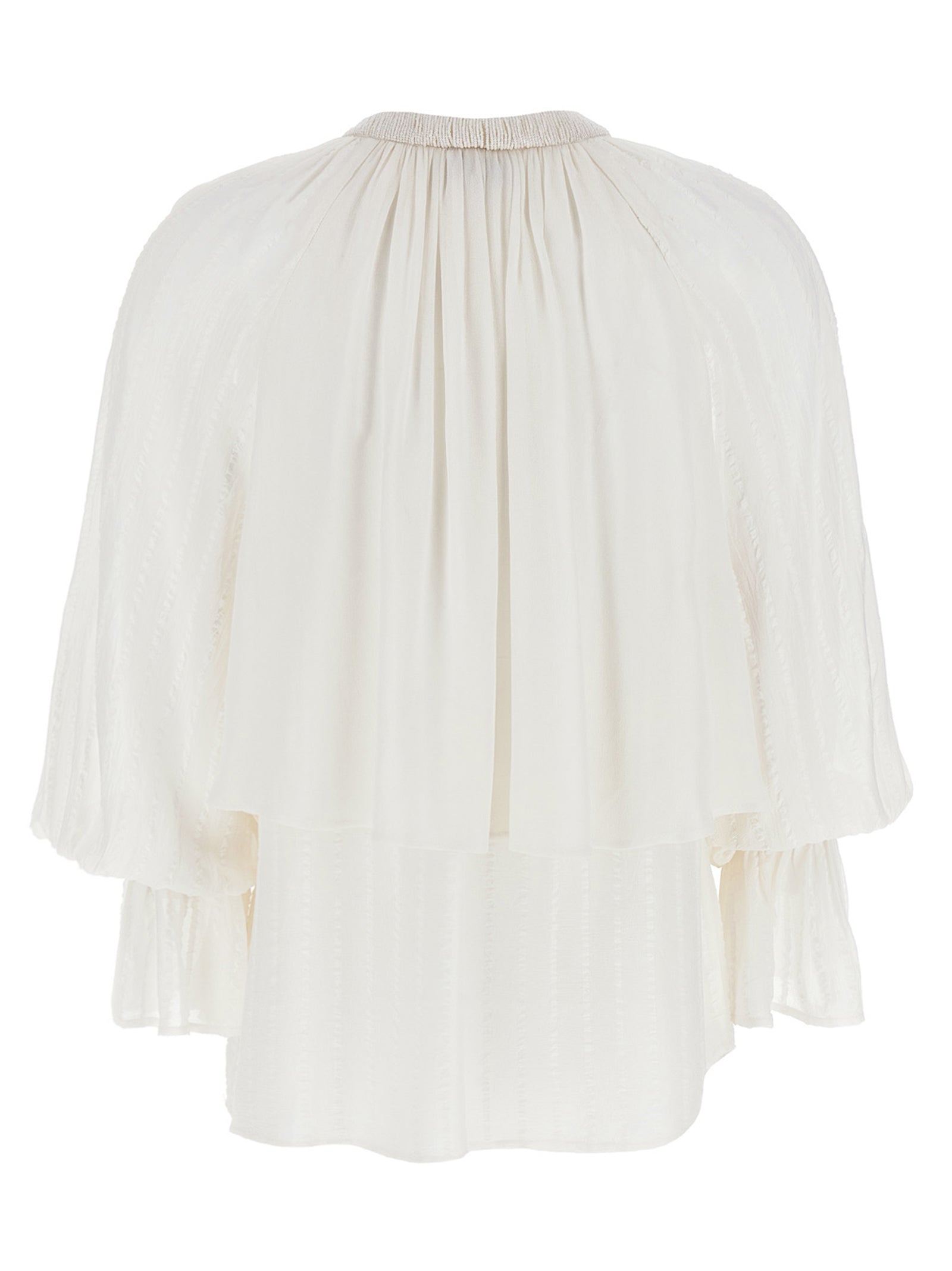 PINKO White Viscose Blouse