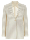 Max Mara White Cotton Blazer