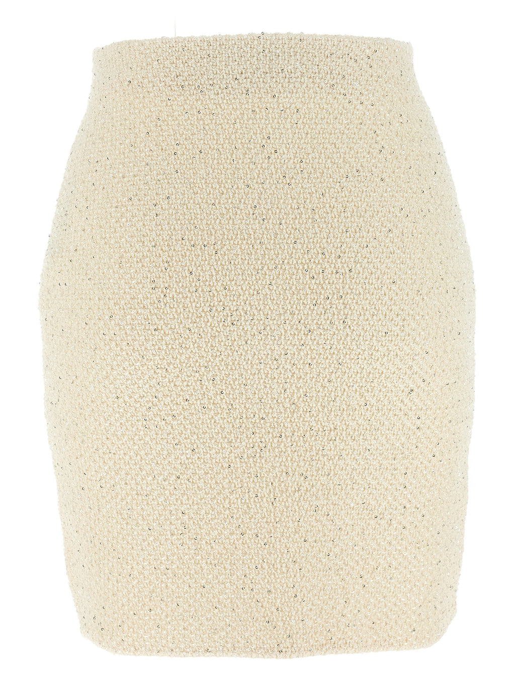 Self-Portrait Bicolor Cotton Long Skirt