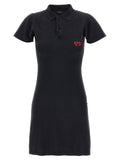 Balenciaga Black Cotton Short Dress
