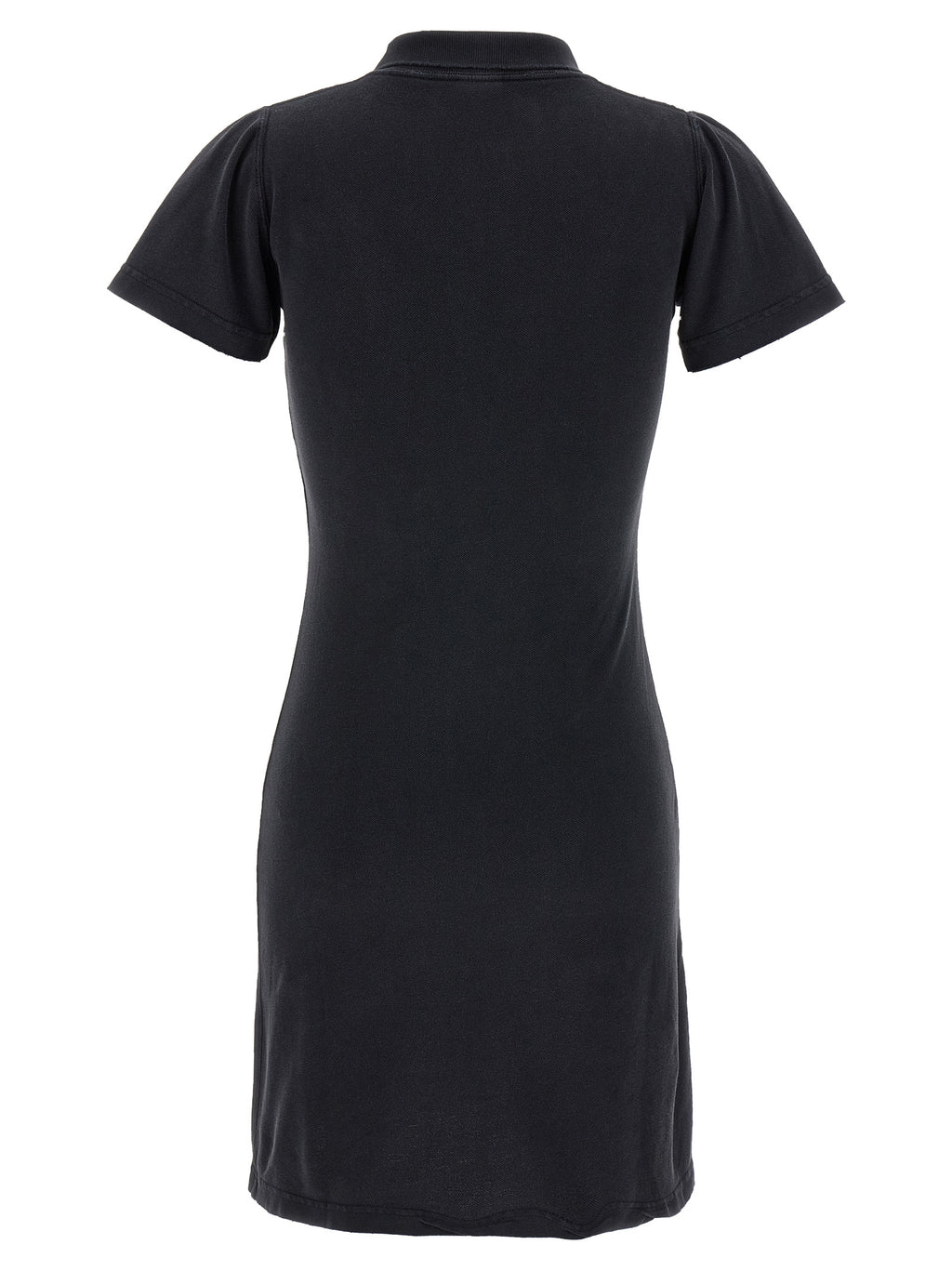 Balenciaga Black Cotton Short Dress