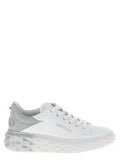 Jimmy Choo Silver Leather Chunky Sneakers