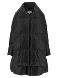 MM6 Maison Margiela Black Viscose Coat