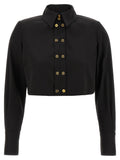 Elisabetta Franchi Black Lycra Blouse