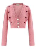 Alessandra Rich Multicolor Wool Cardigan