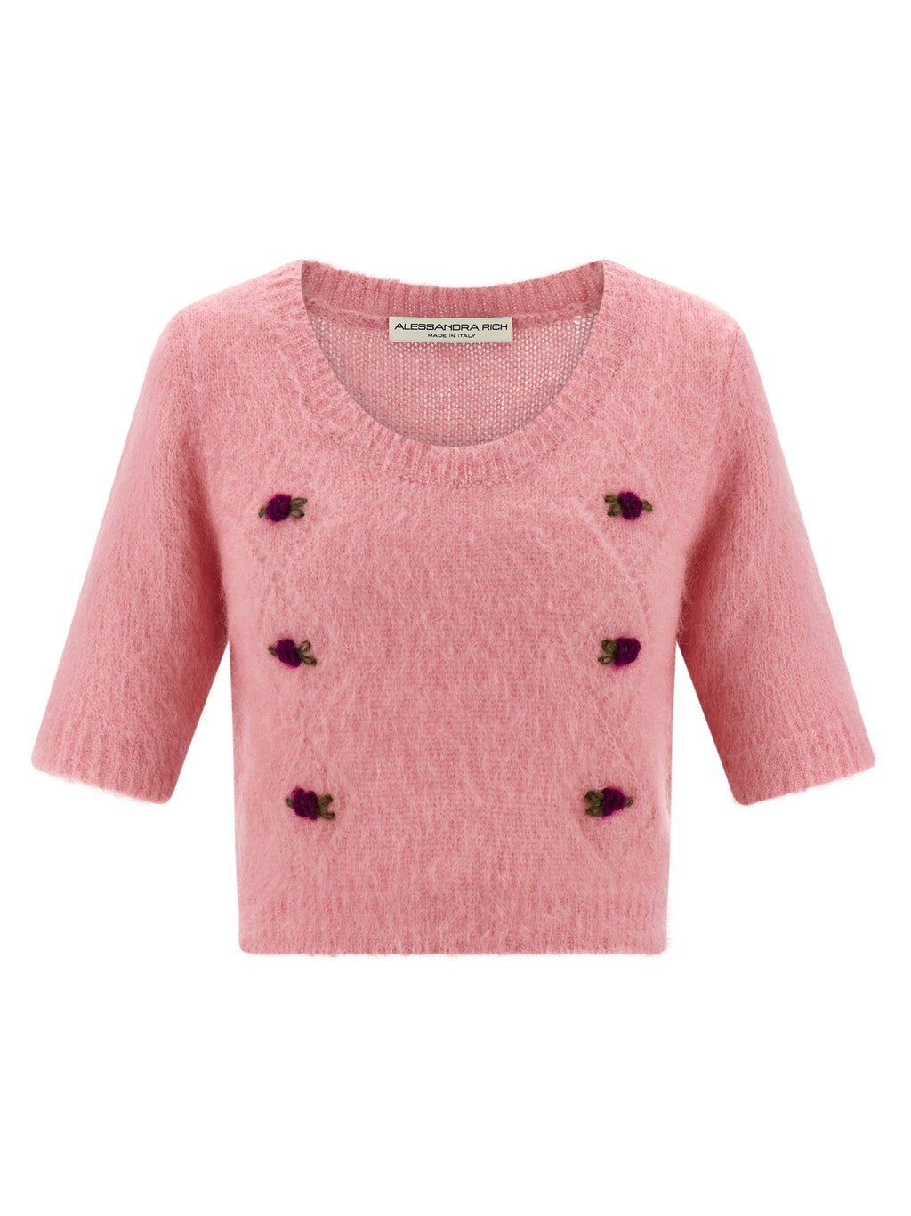 Alessandra Rich Multicolor Wool Cardigan
