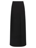 Max Mara Black Viscose Mini Skirt