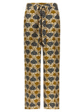 Max Mara Bicolor Silk Casual Pants