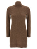 Max Mara Gray Cashmere Short Dress