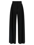 Giuseppe Di Morabito Black Virgin Wool Dress Pants