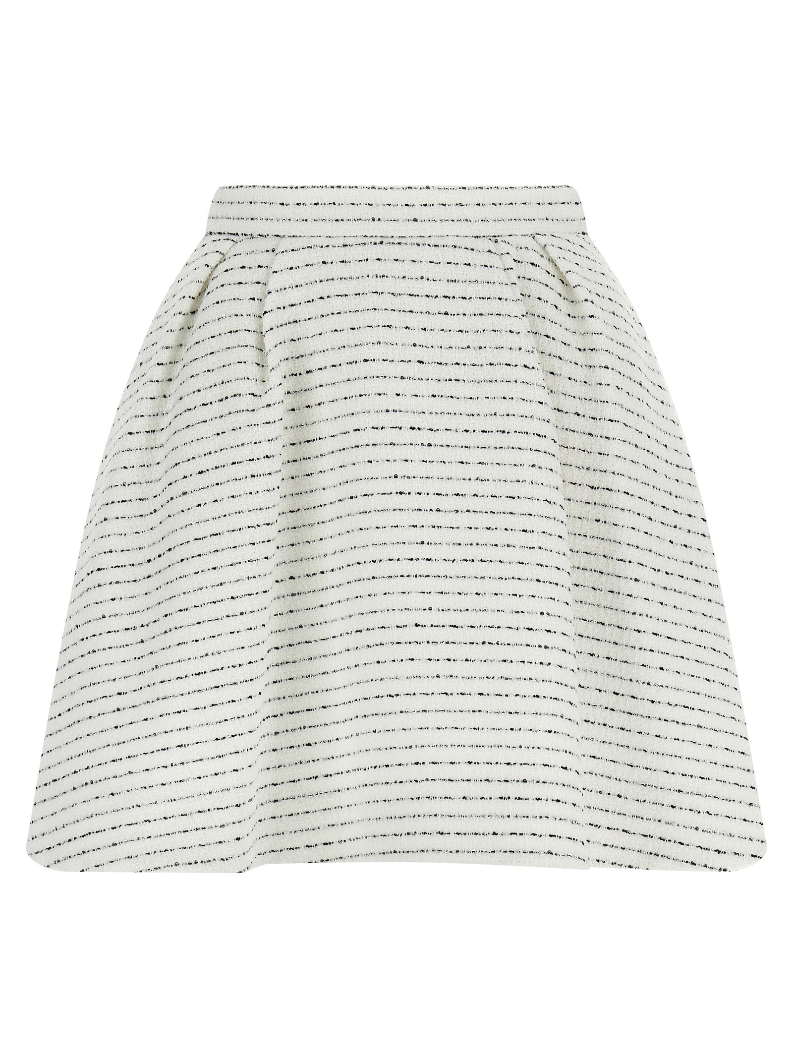 Alessandra Rich White Polyamide Mini Skirt