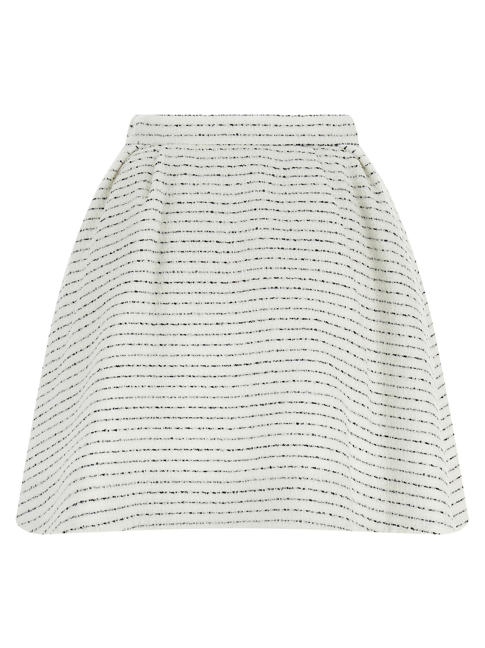 Alessandra Rich White Polyamide Mini Skirt