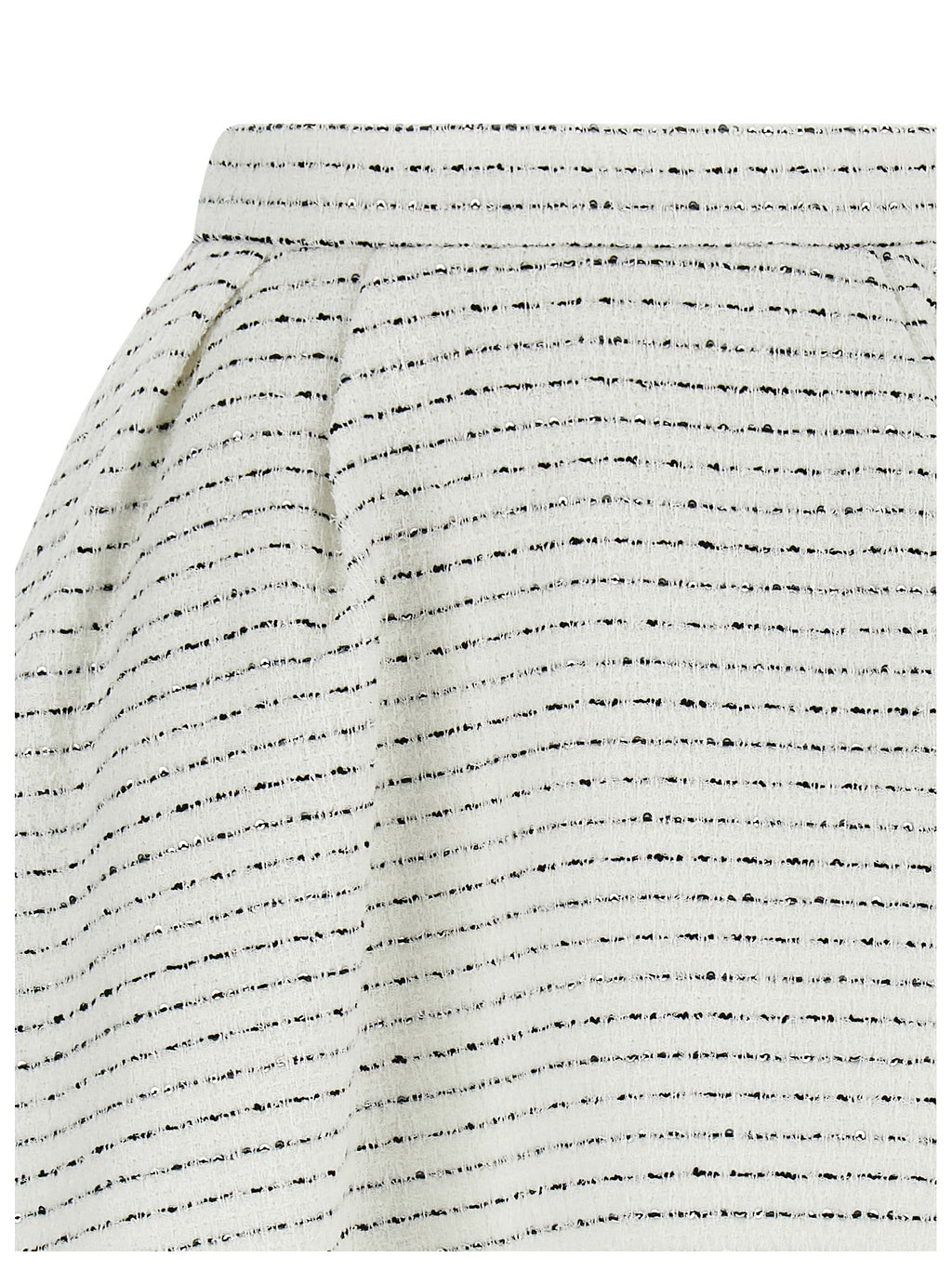 Alessandra Rich White Polyamide Mini Skirt