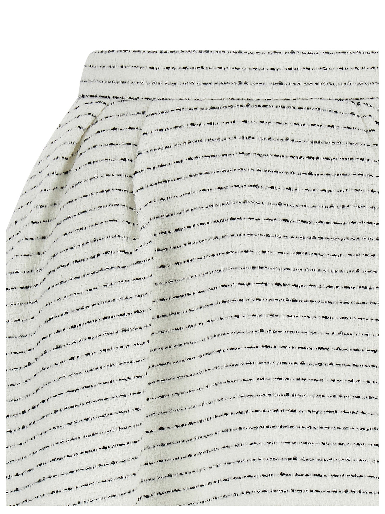 Alessandra Rich White Polyamide Mini Skirt