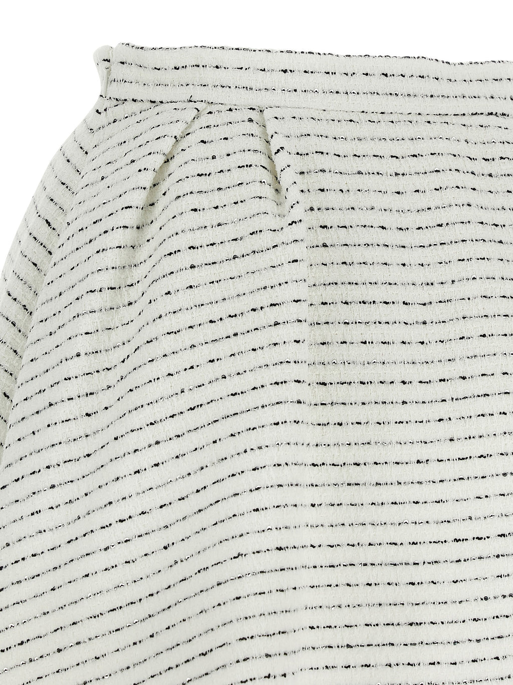 Alessandra Rich White Polyamide Mini Skirt