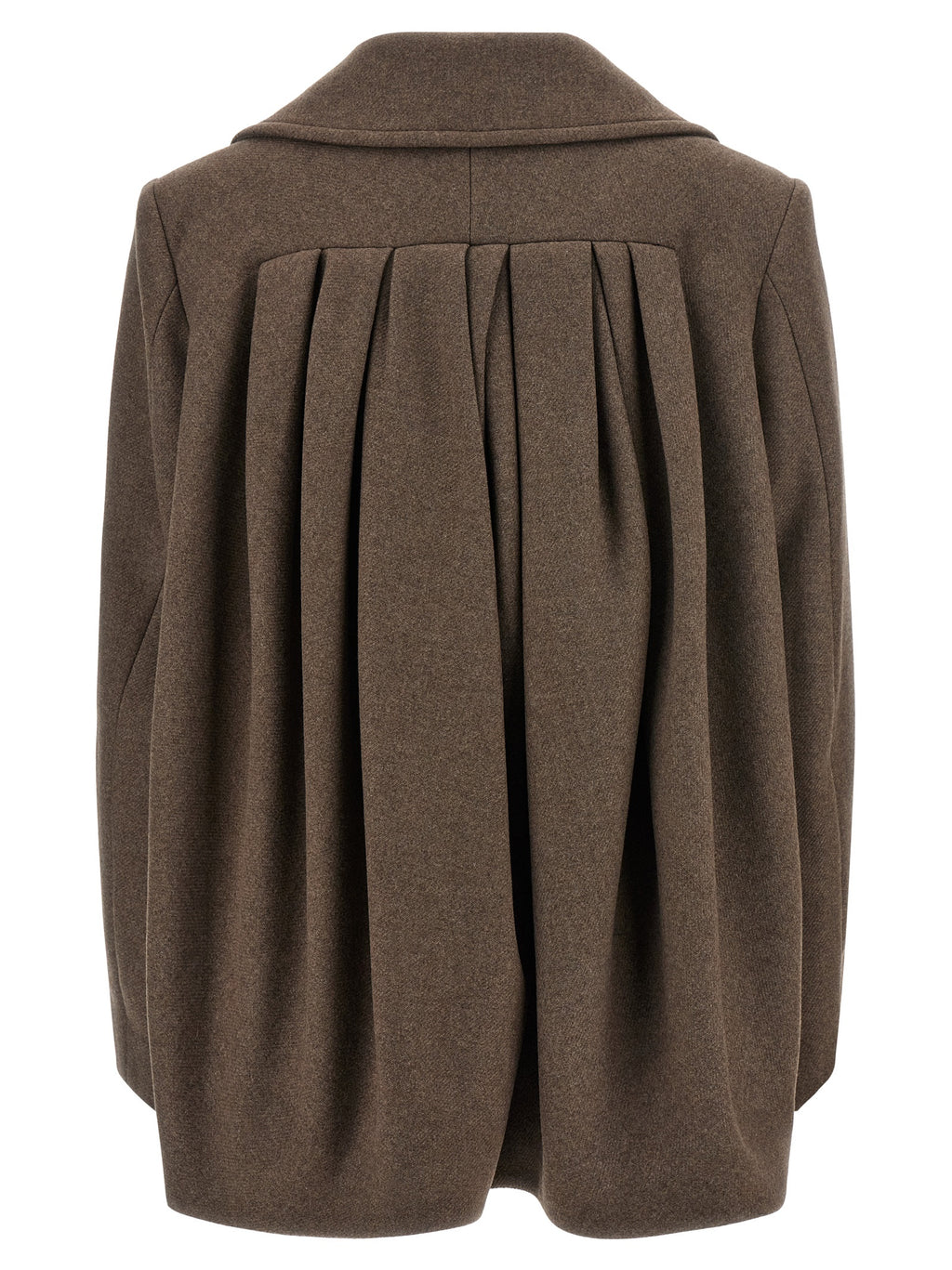 Dries Van Noten Brown Wool Coat