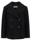 Dries Van Noten Black Wool Coat