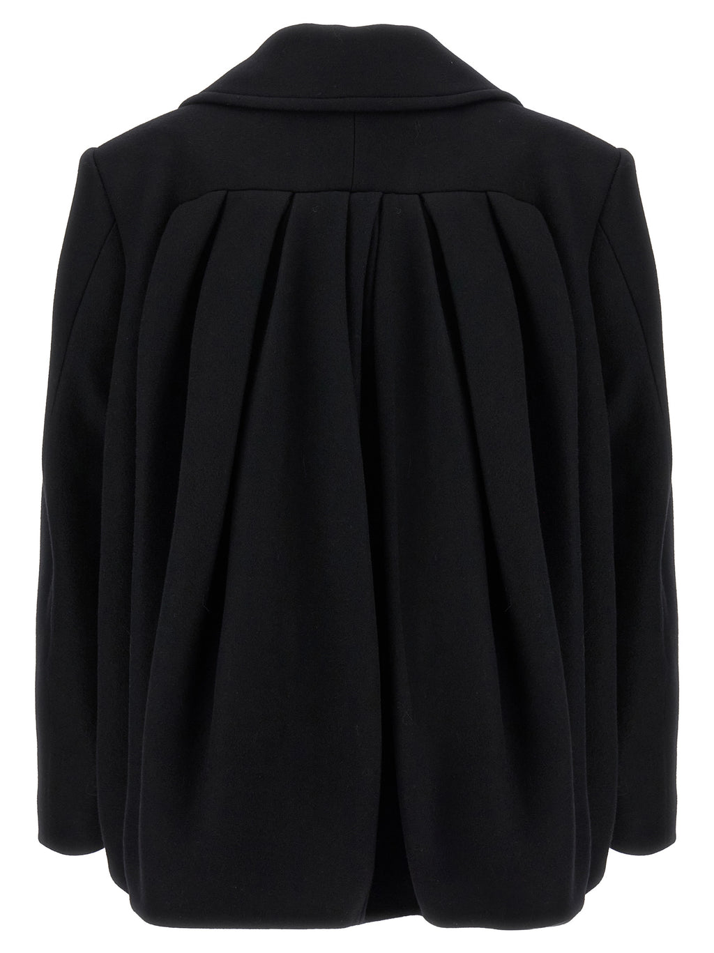 Dries Van Noten Black Wool Coat