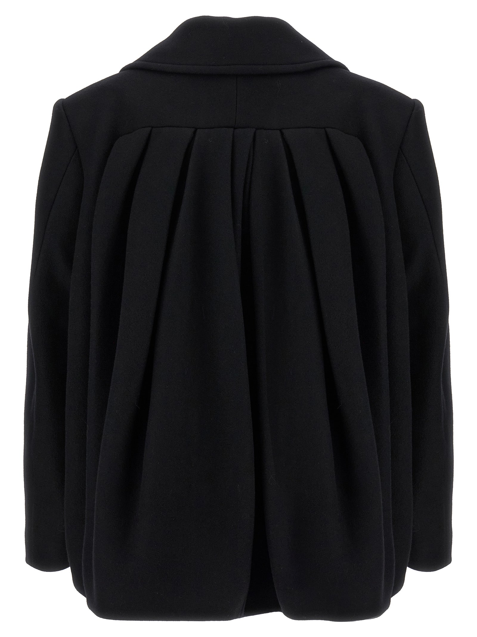 Dries Van Noten Black Wool Coat