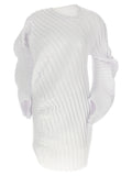 Issey Miyake White Polyester Casual Dress
