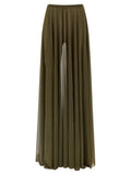 Norma Kamali Bicolor Polyamide Mini Skirt
