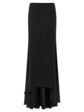 Armarium Black Silk Mini Skirt