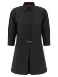 Gucci Gray Wool Short Dress
