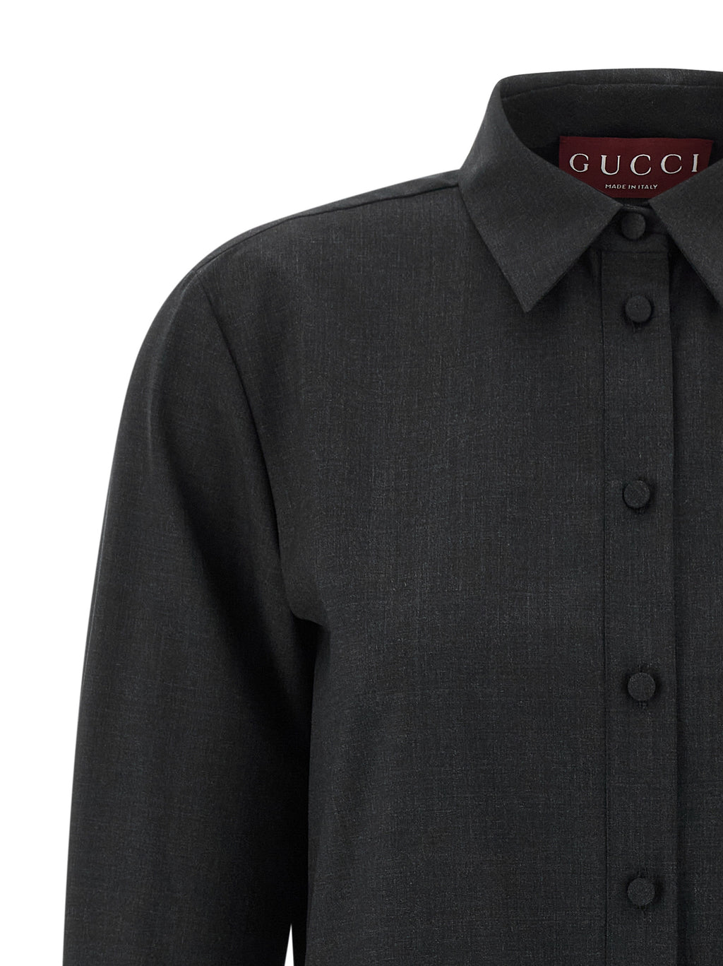 Gucci Gray Wool Short Dress