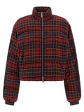 Off-White Bordeaux Cotton Full-Length Jacket