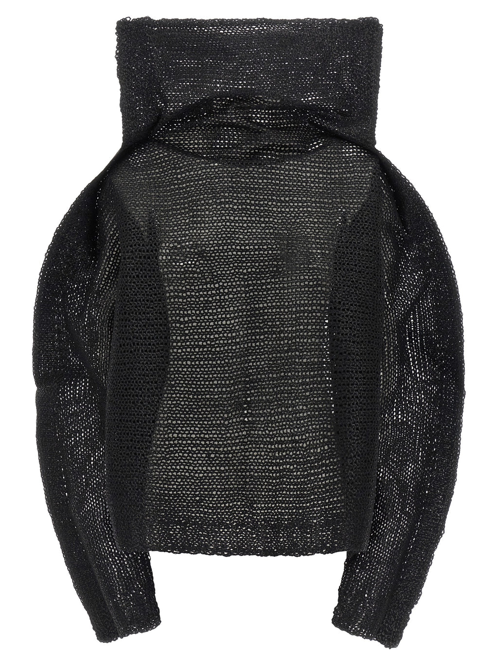 Issey Miyake Black Wool Sweatshirt