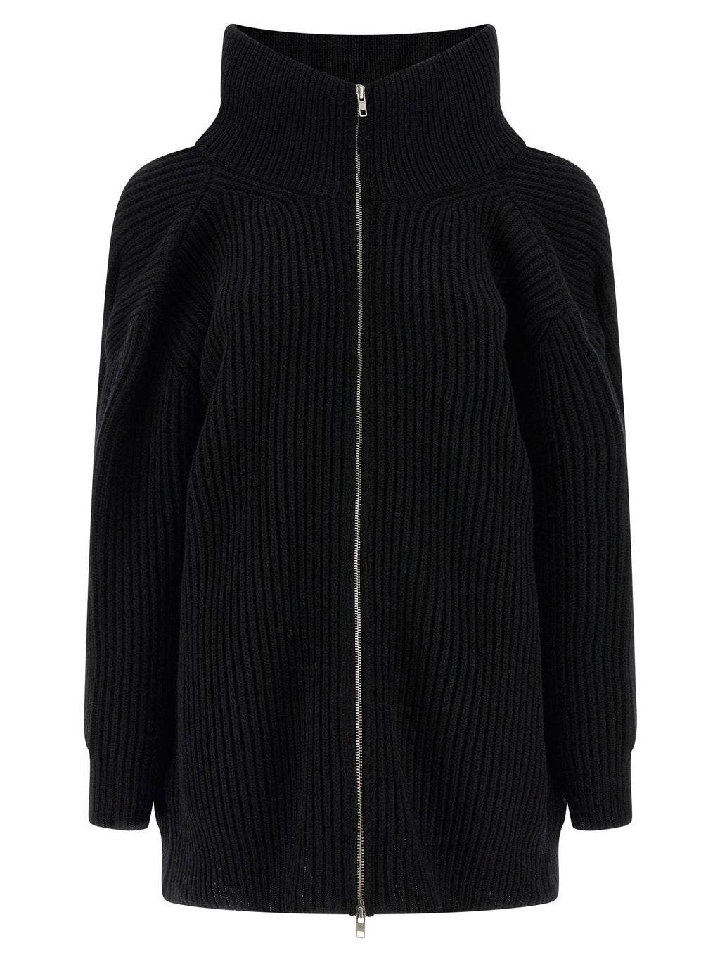 MM6 Maison Margiela Black Wool Short Dress