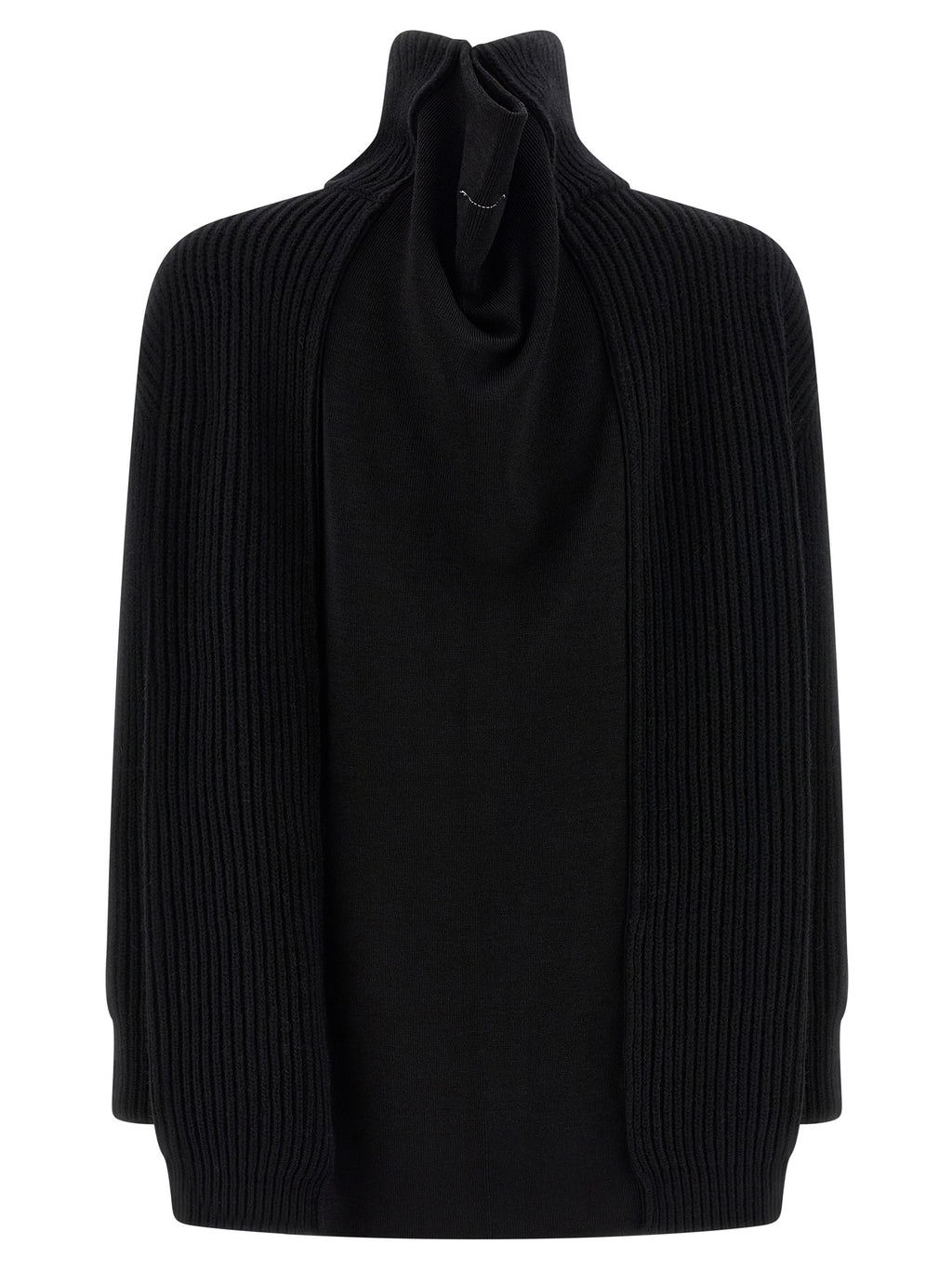 MM6 Maison Margiela Black Wool Short Dress