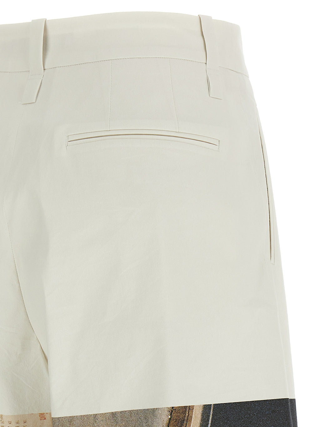 Issey Miyake White Polyamide Casual Pants